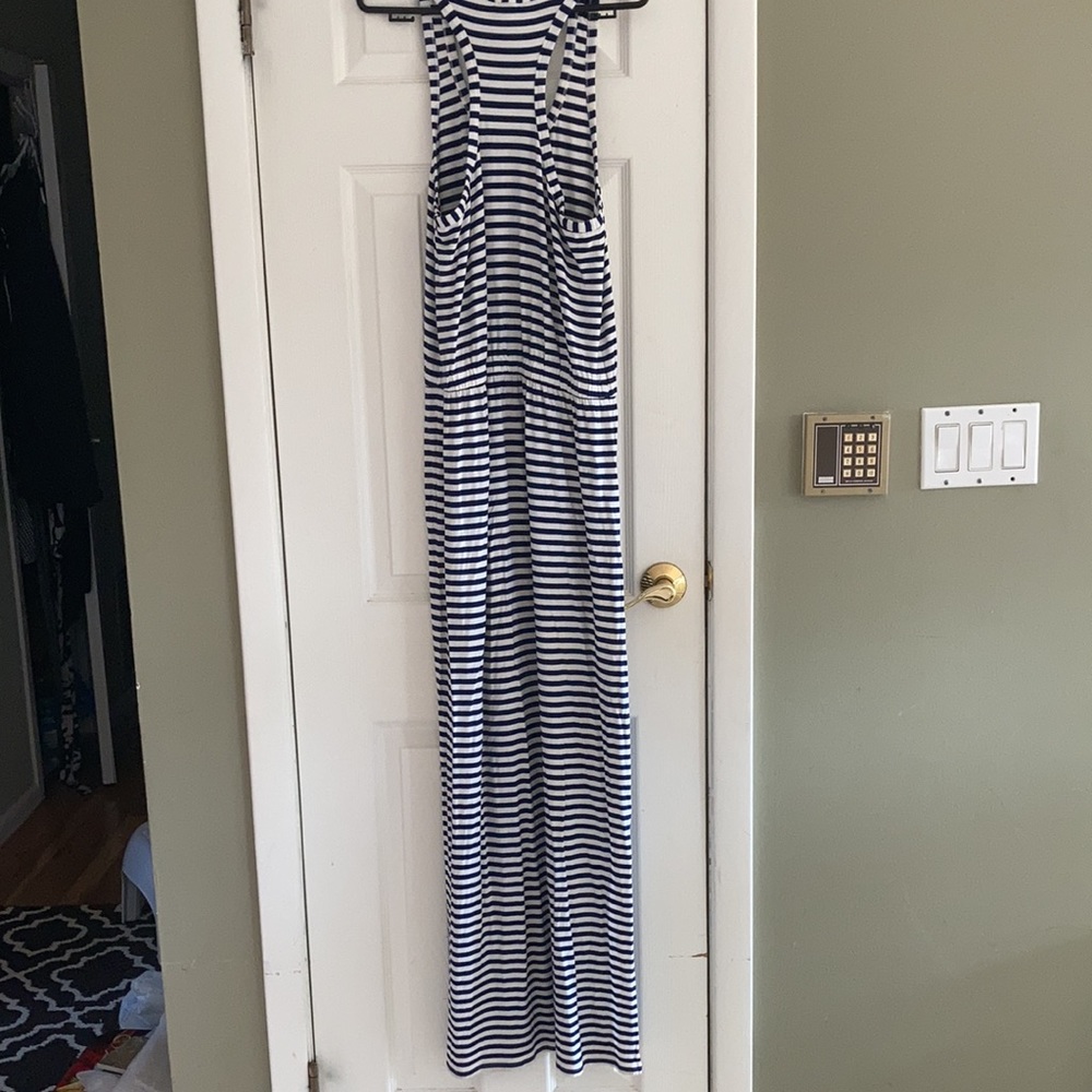 J.CREW MAXI STRIPED RACERBACK DRESS SIZE S - Picture 5 of 6